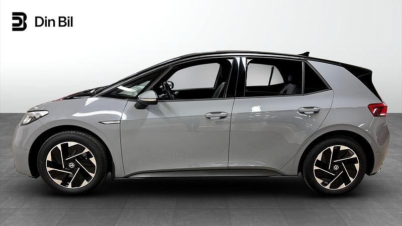 Begagnad VW ID.3 Pro 150 kW (204 HK) 2023 Grå Halvkombi