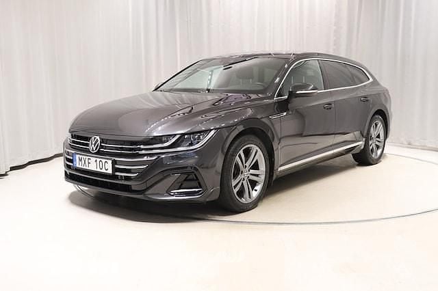Mörkgrå Begagnad 2021 VW Arteon R-line Kombi | 298 900 kr (Bra pris) - Bild 1/4