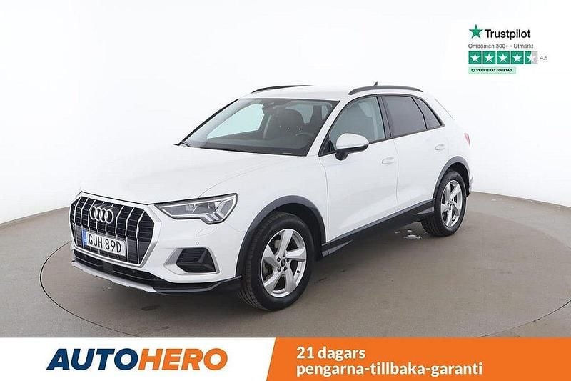 Vit Begagnad 2021 Audi Q3 Proline SUV | 282 000 kr (Bra pris) - Bild 1/4