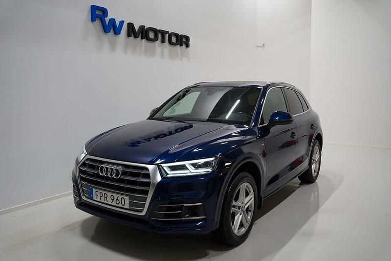Begagnad Audi Q5 S-Line 190 HK (139 kW) 2017 Blå SUV