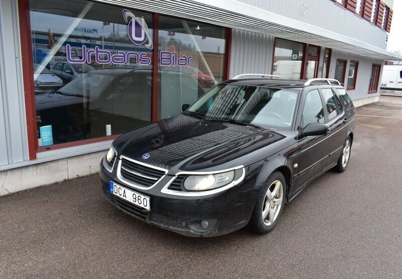 Svart Begagnad 2009 Saab 9-5 Griffin Kombi | 49 900 kr (Marknadspris) - Bild 1/4