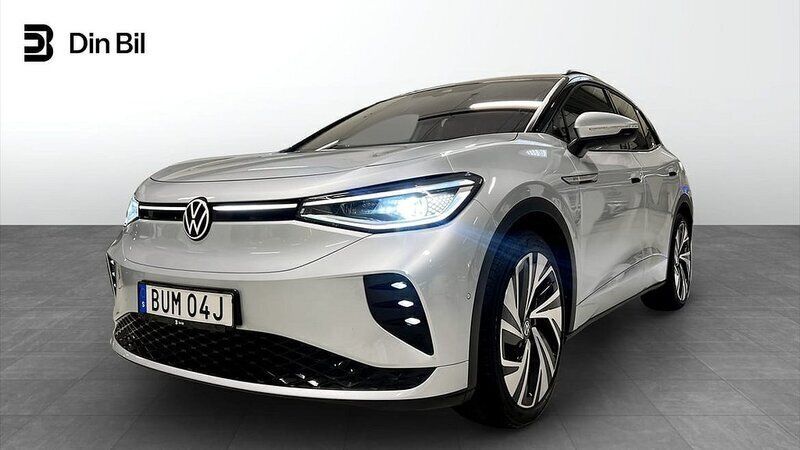 Silver (scale silver metallic bla) Begagnad 2022 VW ID.4 GTX SUV | 409 900 kr (Bra pris) - Bild 1/4