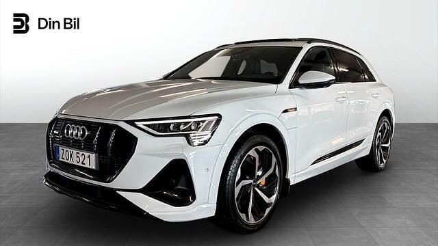 Vit Begagnad 2022 Audi e-tron S-Line SUV | 519 900 kr (Lite dyr) - Bild 1/4