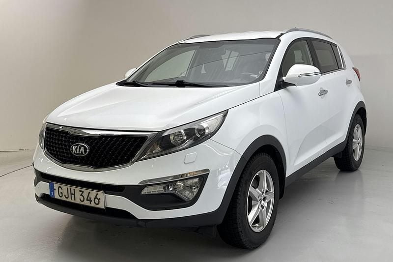 Vit Begagnad 2014 Kia Sportage SUV | 114 000 kr (Bra pris) - Bild 1/4