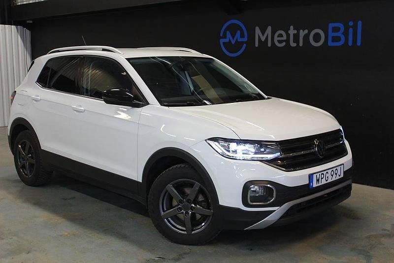 Vit Begagnad 2021 VW T-Cross GT SUV | 199 000 kr (Bra pris) - Bild 1/4