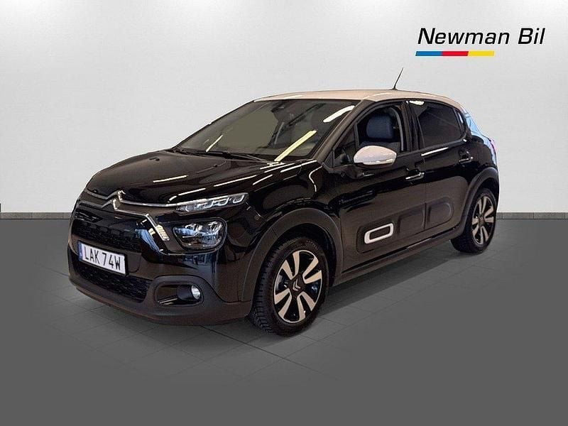 Svart Ny 2024 Citroën C3 PureTech Halvkombi | 199 700 kr (Dyr) - Bild 1/4