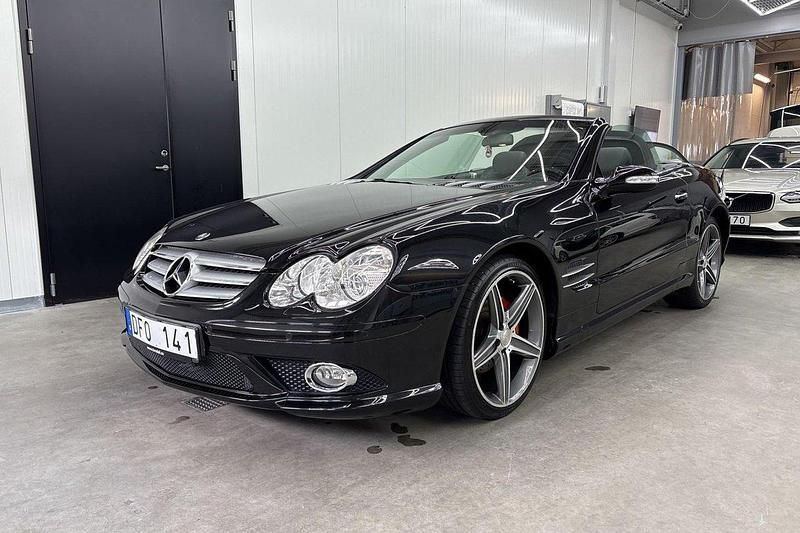 Svart Begagnad 2003 Mercedes SL350 AMG Cab | 169 000 kr (Superpris) - Bild 1/4