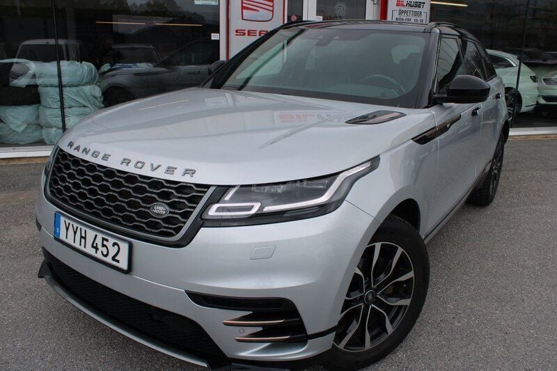 Grå Begagnad 2019 Land Rover Range Rover Velar R-Dynamic SUV | 409 900 kr (Marknadspris) - Bild 1/4