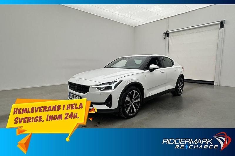 Vit Begagnad 2021 Polestar 2 Pilot Halvkombi | 284 800 kr (Marknadspris) - Bild 1/3