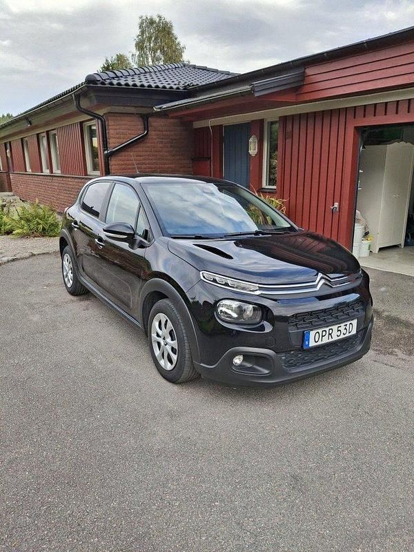 Svart Begagnad 2020 Citroën C3 Halvkombi | 104 900 kr (Bra pris) - Bild 1/4