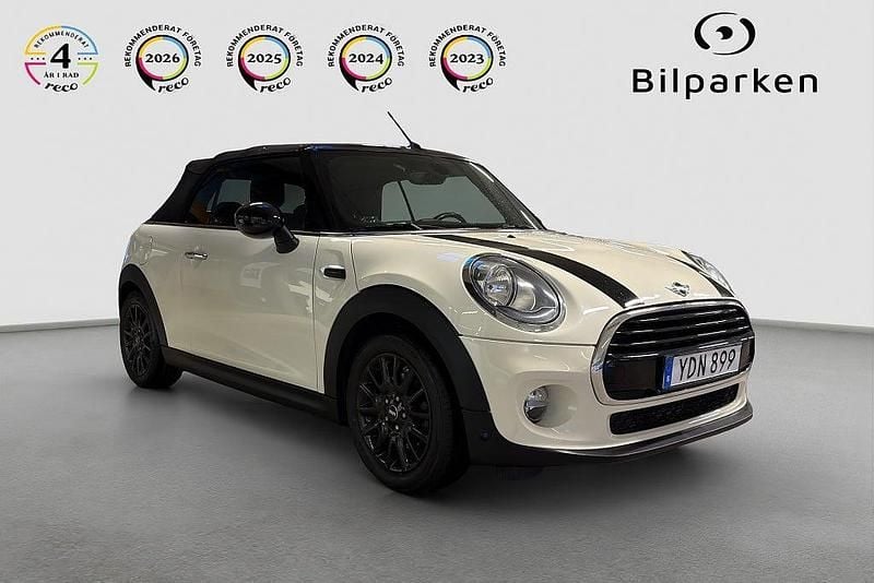 Vit Begagnad 2016 Mini Cooper Cabriolet Pepper Cab | 179 990 kr (Marknadspris) - Bild 1/4