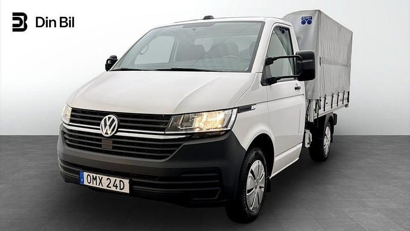 Vit Begagnad 2021 VW T6.1 Comfortline Van | 369 900 kr (Marknadspris) - Bild 1/4