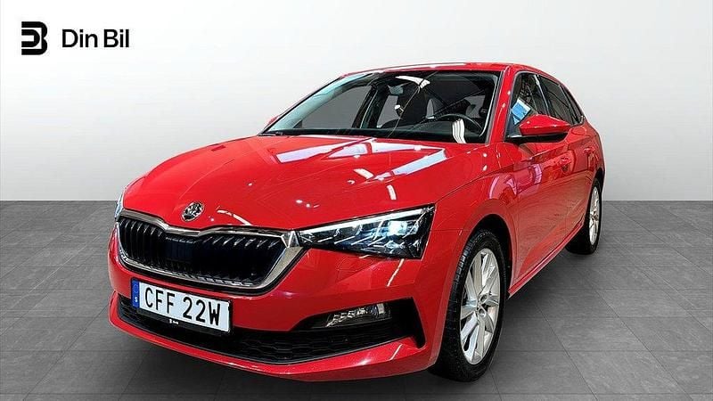 Röd (corrida red) Begagnad 2020 Skoda Scala Style Halvkombi | 179 900 kr (Bra pris) - Bild 1/4