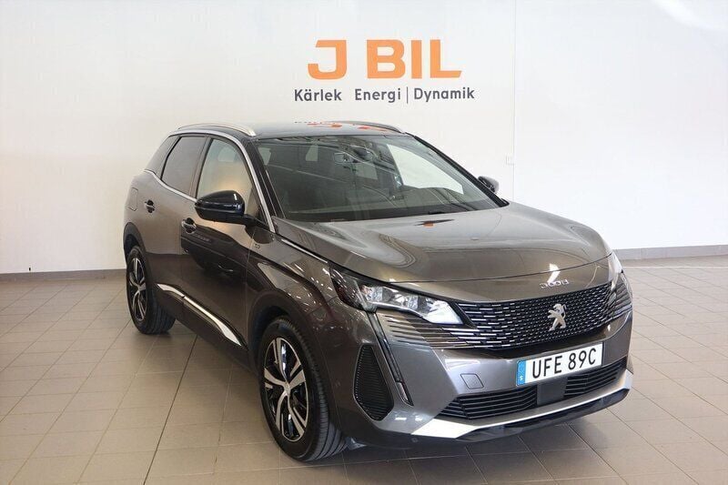 Grå Begagnad 2024 Peugeot 3008 GTi SUV | 269 900 kr (Bra pris) - Bild 1/4