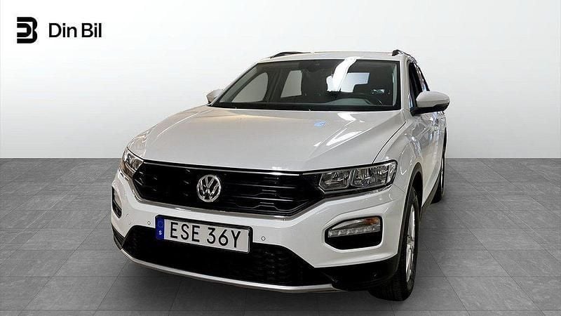 Vit (pure white) Begagnad 2019 VW T-Roc Style SUV | 169 900 kr (Superpris) - Bild 1/4
