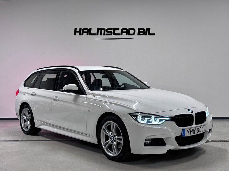 Vit Begagnad 2017 BMW 320 M Sport Kombi | 229 500 kr (Marknadspris) - Bild 1/4