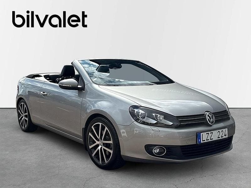 Begagnad VW Golf Cabriolet 160 HK (117 kW) 2011 Silver Cab