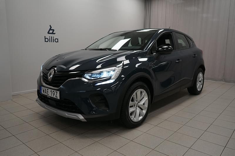 Blå Begagnad 2022 Renault Captur Equilibre SUV | 214 900 kr (Marknadspris) - Bild 1/3