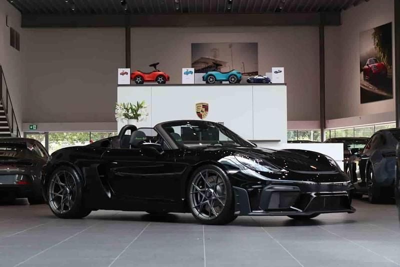 Ny Porsche 718 Spyder 2025 Svart Cab