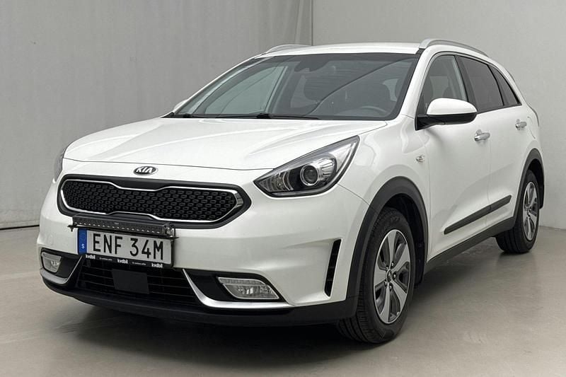 Vit Begagnad 2019 Kia Niro SUV | 155 000 kr (Bra pris) - Bild 1/4