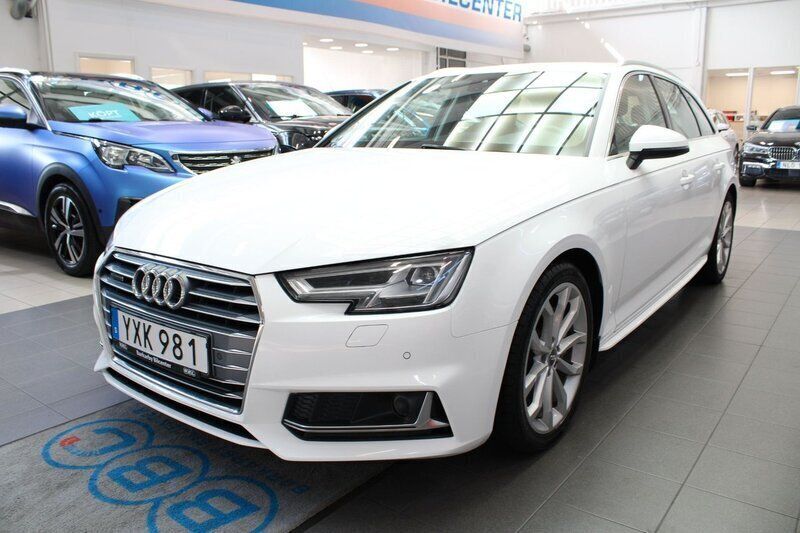 Vit Begagnad 2018 Audi A4 Kombi | 219 900 kr (Marknadspris) - Bild 1/4