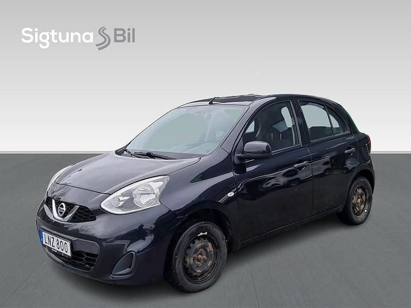 Svart Begagnad 2013 Nissan Micra Halvkombi | 49 900 kr (Bra pris) - Bild 1/3