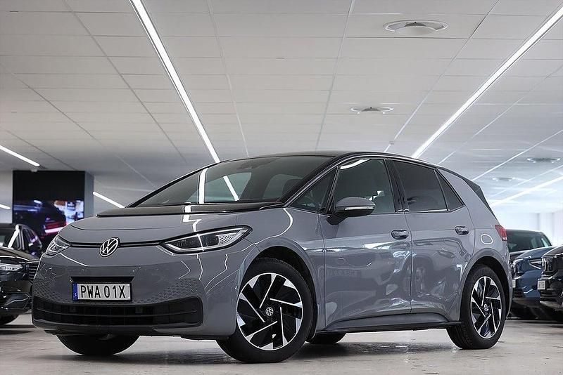 Begagnad VW ID.3 Pro Performance 150 kW (204 HK) 2022 Grå Halvkombi