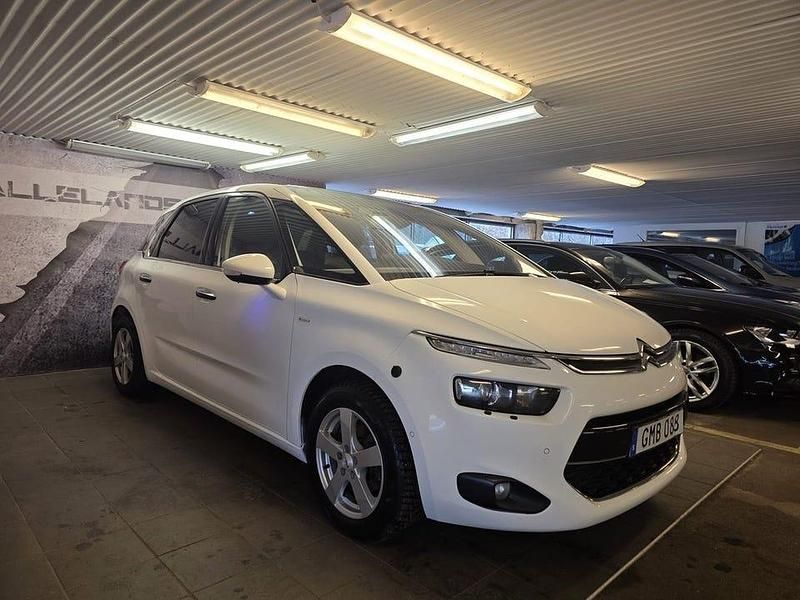 Vit Begagnad 2014 Citroën C4 Picasso Minibuss | 64 900 kr (Bra pris) - Bild 1/4