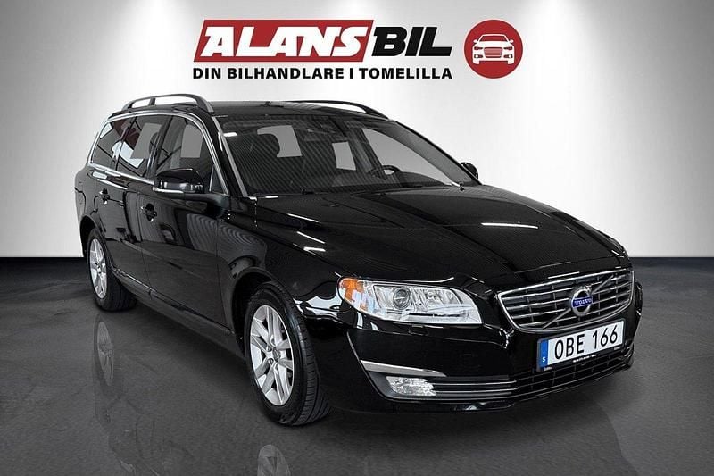 Svart Begagnad 2013 Volvo V70 Momentum Kombi | 89 000 kr (Marknadspris) - Bild 1/4
