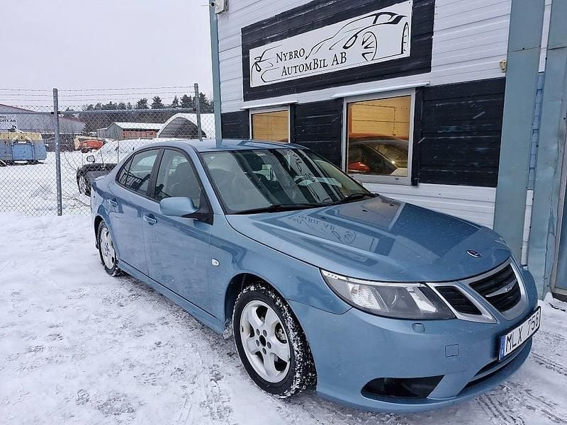 Blå Begagnad 2008 Saab 9-3 Vector Sedan | 24 900 kr (Marknadspris) - Bild 1/4