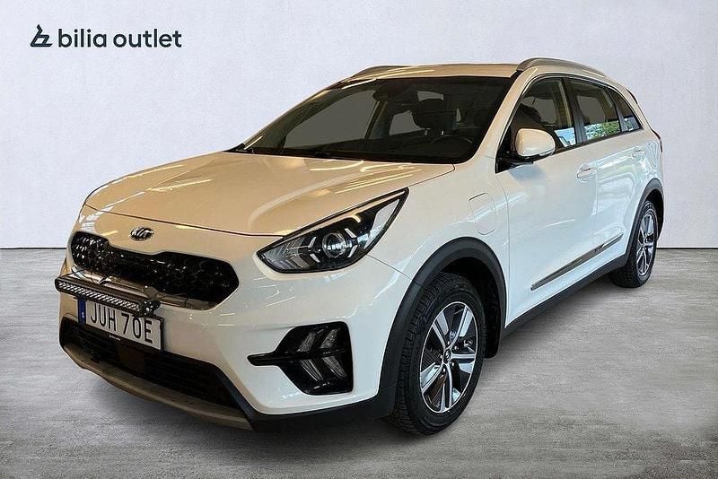 Vit Begagnad 2019 Kia Niro Advance SUV | 214 900 kr (Marknadspris) - Bild 1/4