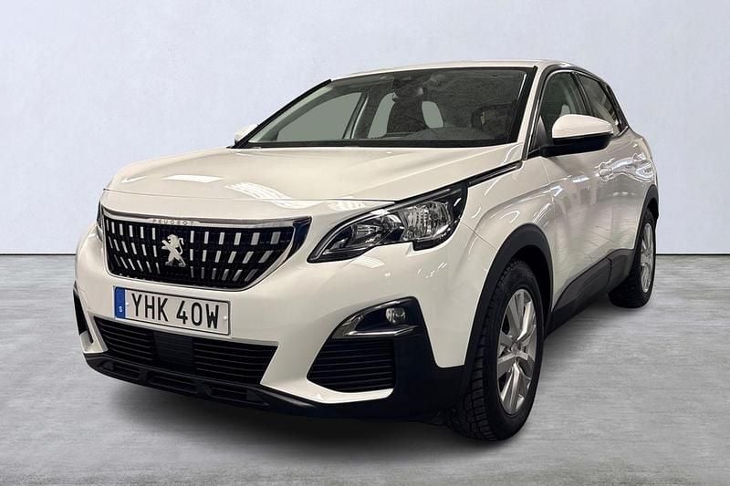 Vit Begagnad 2019 Peugeot 3008 SUV | 174 900 kr (Marknadspris) - Bild 1/4