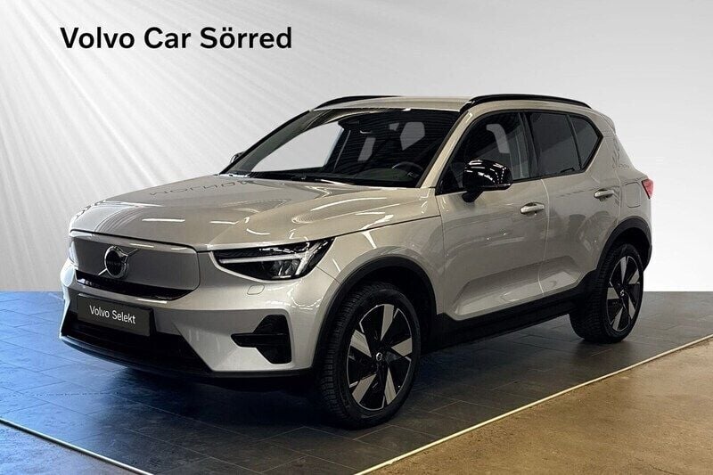 Silver Begagnad 2023 Volvo XC40 Single Motor Extended Range SUV | 414 900 kr - Bild 1/3