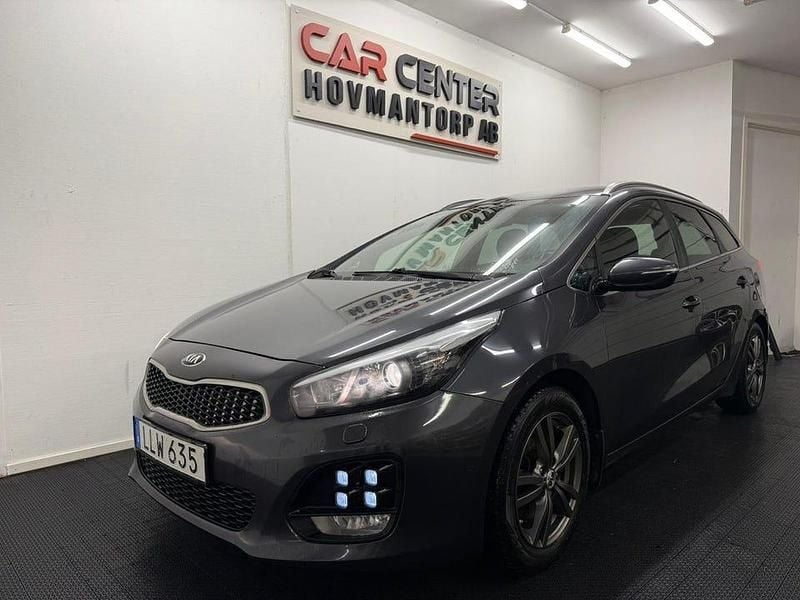 Begagnad Kia Ceed Sportswagon GT-Line 136 HK (100 kW) 2017 Grå Kombi