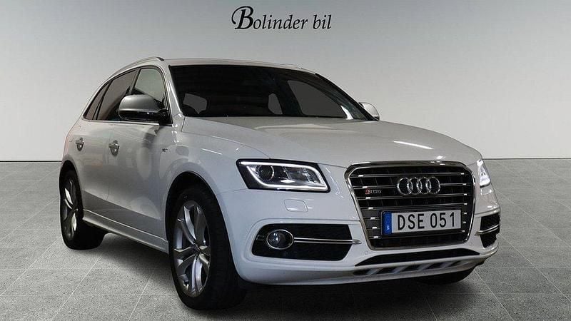 Vit Begagnad 2014 Audi SQ5 SUV | 268 900 kr (Bra pris) - Bild 1/4