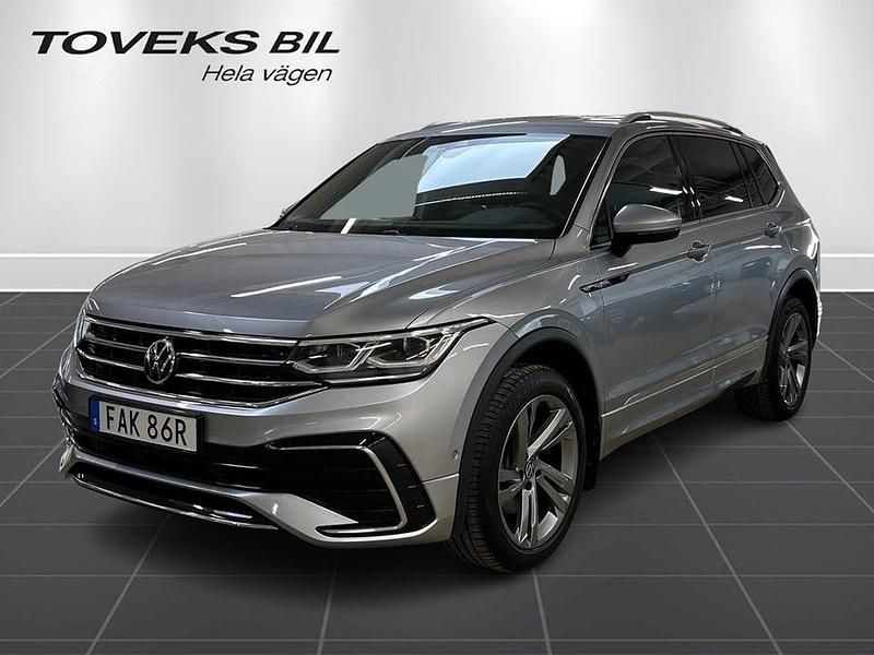 Begagnad VW Tiguan Allspace R-line 190 HK (139 kW) 2022 Silver SUV
