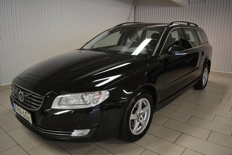 Svart Begagnad 2015 Volvo V70 Momentum Kombi | 114 000 kr (Marknadspris) - Bild 1/3