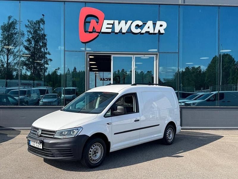 Vit Begagnad 2018 VW Caddy Maxi Minibuss | 149 900 kr (Marknadspris) - Bild 1/4