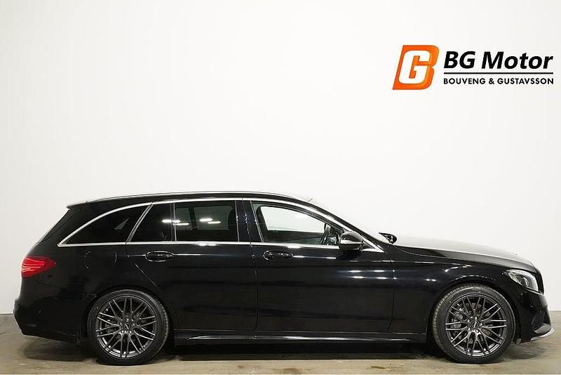 Begagnad Mercedes C250 AMG line 204 HK (150 kW) 2014 Svart Kombi