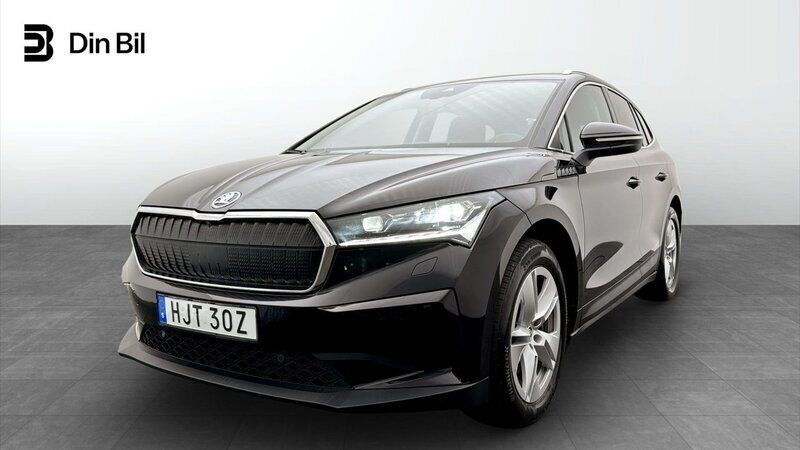 Svart (black magic metallic) Begagnad 2023 Skoda Enyaq iV SUV | 409 900 kr (Marknadspris) - Bild 1/4