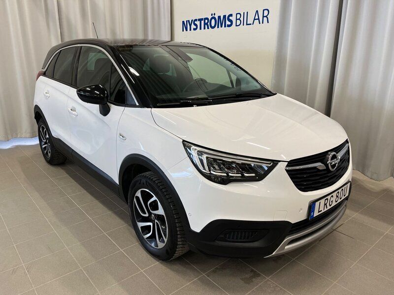Vit Begagnad 2020 Opel Crossland X Dynamic SUV | 178 900 kr (Marknadspris) - Bild 1/4