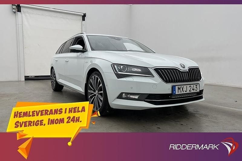 Vit Begagnad 2016 Skoda Superb LAURIN & KLEMENT Kombi | 209 800 kr - Bild 1/3