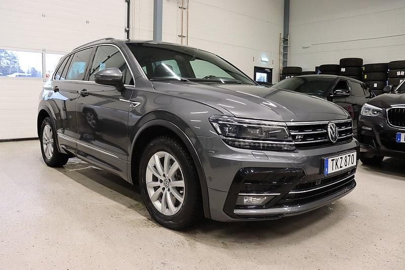 Begagnad VW Tiguan GT 190 HK (139 kW) 2018 Grå SUV