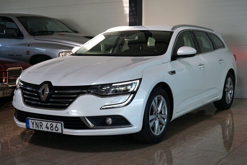 Vit Begagnad 2016 Renault Talisman GrandTour Kombi | 109 500 kr (Bra pris) - Bild 1/4