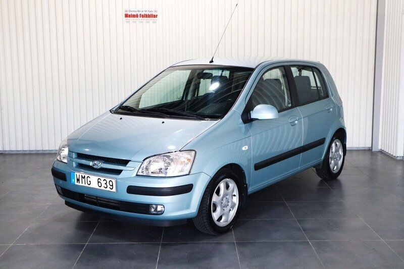 Ljusblå Begagnad 2004 Hyundai Getz Halvkombi | 69 900 kr - Bild 1/4