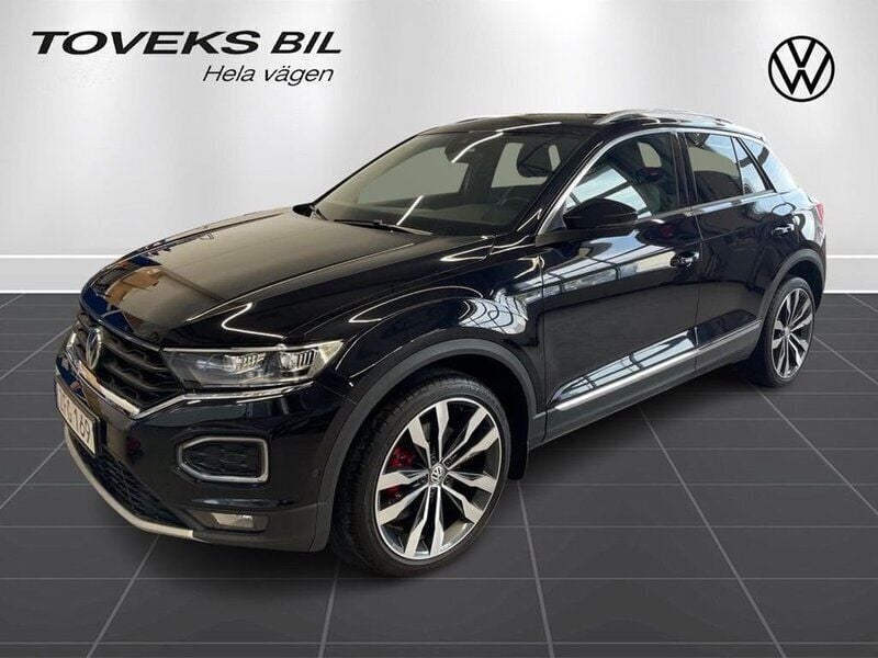 Svart (deep black pearl) Begagnad 2018 VW T-Roc GT SUV | 255 000 kr (Marknadspris) - Bild 1/4