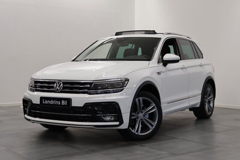 Vit Begagnad 2019 VW Tiguan Design SUV | 339 900 kr (Dyr) - Bild 1/4