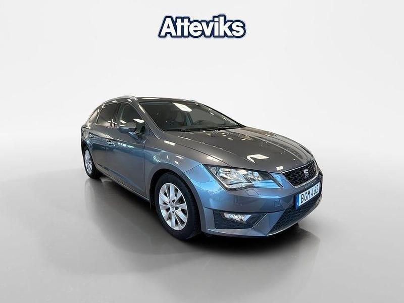 Grå Begagnad 2014 Seat Leon ST Kombi | 114 900 kr (Marknadspris) - Bild 1/4