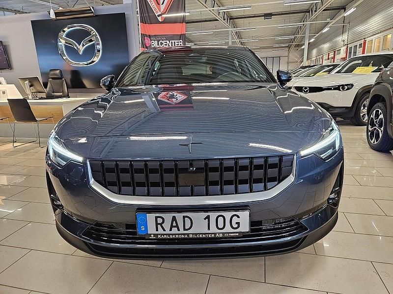 Begagnad Polestar 2 Long Range Dual motor 219 kW (299 HK) 2023 Blå Halvkombi