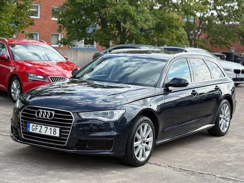 Blå Begagnad 2015 Audi A6 Comfort Kombi | 179 500 kr (Bra pris) - Bild 1/4